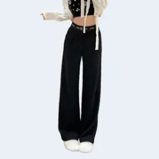 샤넬 모노그램 프린트 웹 팬츠 블랙