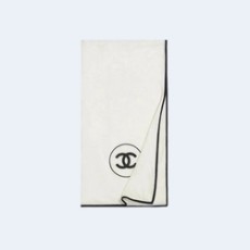 샤넬 CC로고 캐시미어 아이보리 스카프