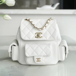 샤넬 23K 뉴 듀마백 스몰 화이트