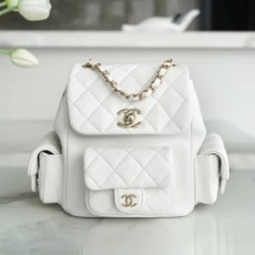 샤넬 23K 뉴 듀마백 스몰 화이트