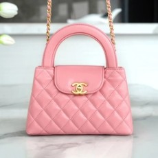 샤넬 23FW 켈리백 미니 핑크 금장 AS4416
