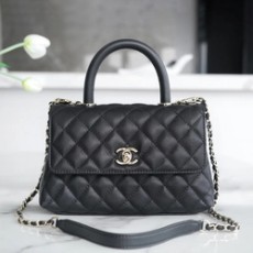 샤넬 코코핸들 블랙 스몰 캐비어