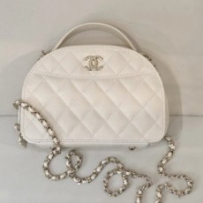 샤넬 25C 볼링백 크루즈 하프문 탑핸들 AP4438
