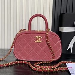 샤넬 미니 볼링 벨벳 AS5572