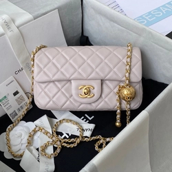 샤넬 클래식 골드 뉴미니 골든볼 AS1787