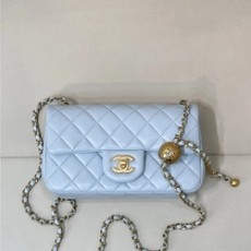 샤넬 클래식 골드 뉴미니 골든볼 AS1787