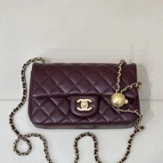 샤넬 클래식 골드 뉴미니 골든볼 AS1787