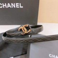 샤넬 CC  레더  벨트