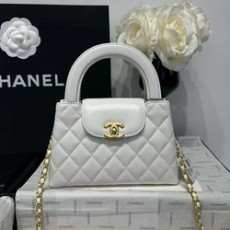 샤넬 23켈리 램스킨 화이트