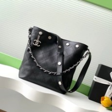 샤넬 25SS 호보백 라지 버킷 실버 AS5406