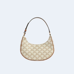 셀린느 트리옹페 아바 백 화이트 탠