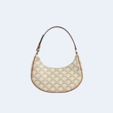 셀린느 트리옹페 아바 백 화이트 탠