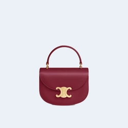 셀린느 미니 클레아 베사체 트리옹프 백 레드