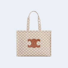 셀린느 라지 타이스 카바스 트리옹프 캔버스 화이트