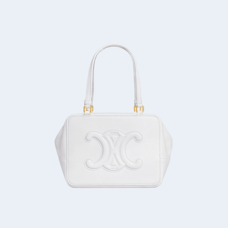 셀린느 폴디드 큐브백 화이트