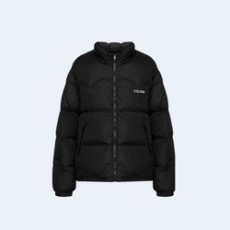 셀린느 로고 프린팅 패딩 자켓