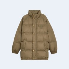 셀린느 라이트웨이트 나일론 오버사이즈 푸퍼 자켓 브라운