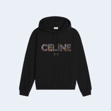 셀린느 옴므 레인보우 로고 후드