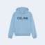 셀린느 로고 후드 헤이즈 블루