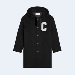 셀린느 컬리지 페이스 울 파카