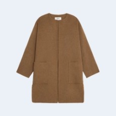 셀린느 퓨어 칼라 브러시드 코트