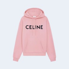 셀린느 루즈 코튼 스웨트셔츠 핑크