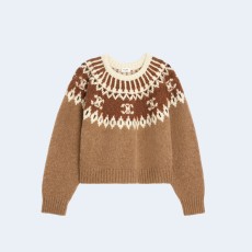 셀린느 트리옹페 페어 아일 울 스웨터