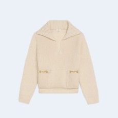 셀린느 칼라 캐시미어 니트