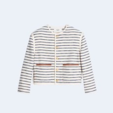 셀린느 스트라이프 카디건 자켓