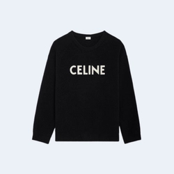 셀린느 리브드 울 오버사이즈 스웨터