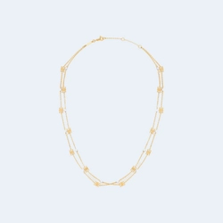 셀린느 트리옹프 펄 더블 목걸이