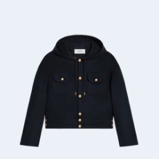 셀린느 더블 페이스 캐시미어 후드 자켓