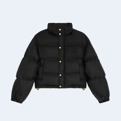 셀린느 크롭 트리옹페 다운 자켓