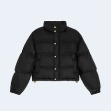 셀린느 크롭 트리옹페 다운 자켓