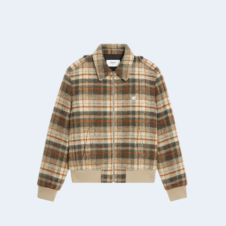 셀린느 루즈 테디 브러시드 자켓