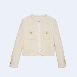 셀린느 샤세르 부클레 트위드 자켓