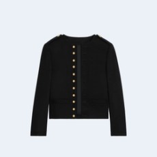 셀린느 울 클로스 밀리터리 자켓