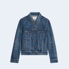 셀린느 다크 유니언 워시 데님 자켓