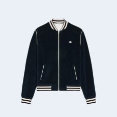 셀린느 벨벳 저지 트랙수트 자켓 미드나잇