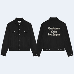 셀린느 로우워시 데님 트루바두르 트러커 재킷 22.9