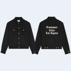 셀린느 로우워시 데님 트루바두르 트러커 재킷 22.9