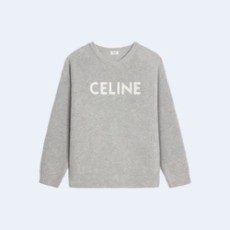 셀린느 리브드 울 오버사이즈 스웨터