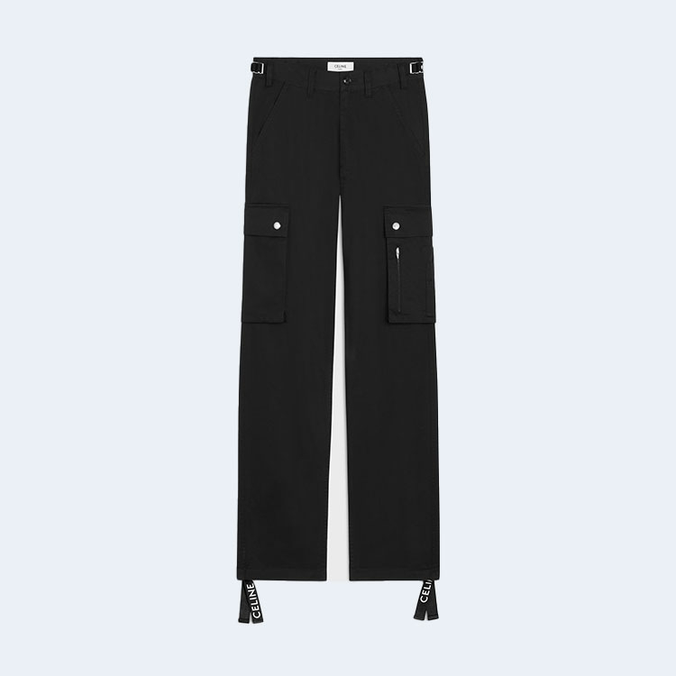 셀린느 코튼 리넨 카고 팬츠