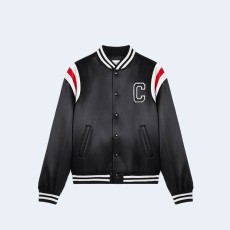 셀린느 스타디움 새틴 봄버 자켓