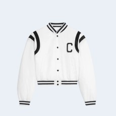 셀린느 봄버 자켓 화이트