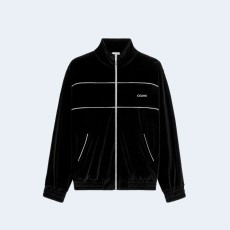 셀린느 트랙수트 벨벳 저지 자켓 블랙