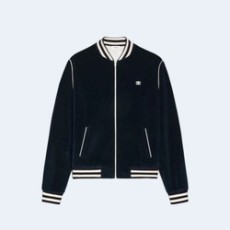 셀린느 벨벳 저지 트랙수트 자켓 미드나잇