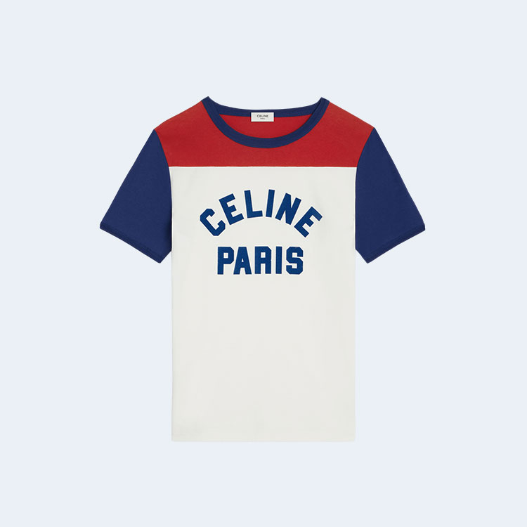 셀린느 파리 70'S 오프 화이트 티셔츠