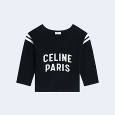 셀린느 코튼 저지 파리 박시 티셔츠