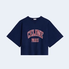 셀린느 코튼 플리스 파리 루즈 스웨트셔츠